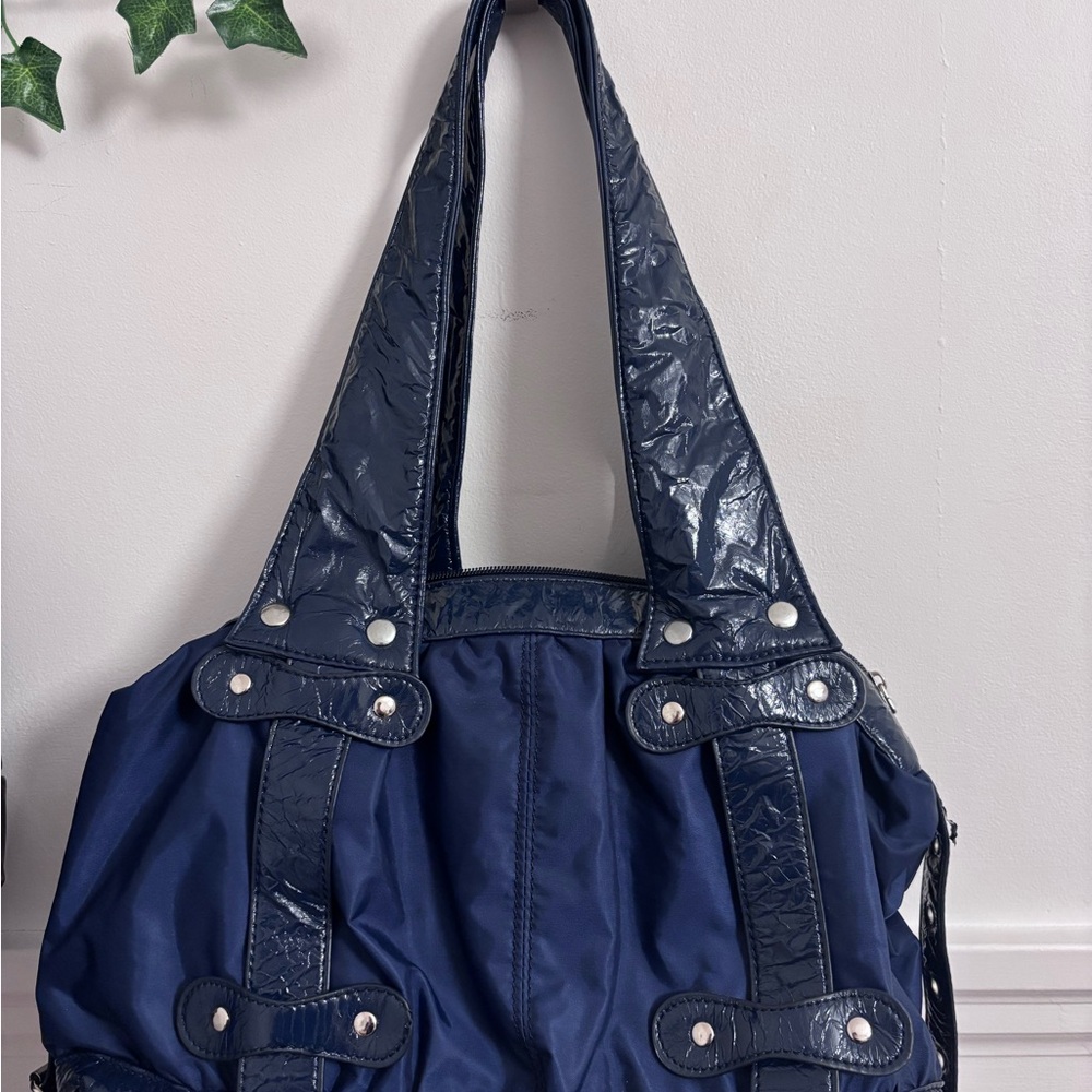 Navy blue y2k grunge purse